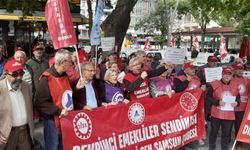 Samsun'da emeklilerden enflasyon tepkisi