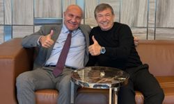 Kral Tanju Çolak, Samsunspor Başkanı Yüksel Yıldırım'la görüştü