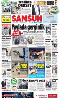 31 Mayıs Çarşamba Samsun Gazetesi