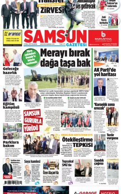 18 Mayıs Perşembe Samsun Gazetesi
