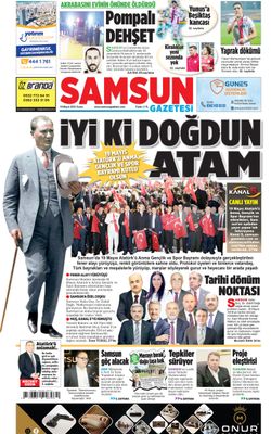 19 Mayıs Cuma Samsun Gazetesi