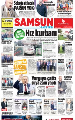 1 Haziran Perşembe Samsun Gazetesi