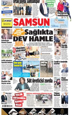 2 Haziran Cuma Samsun Gazetesi