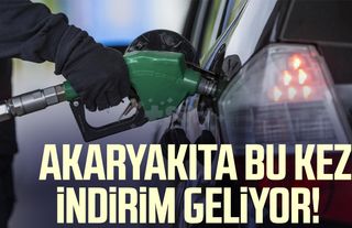 Akaryakıta bu kez indirim geliyor!