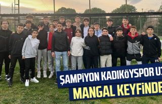 Şampiyon Kadıköyspor U14 mangal keyfinde
