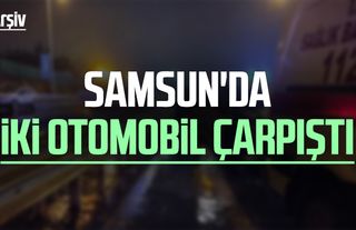 Samsun Salıpazarı'nda iki otomobil çarpıştı: 7 yaralı