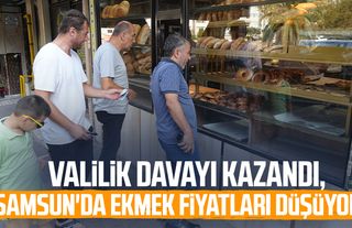 Valilik davayı kazandı, Samsun'da ekmek fiyatları düşüyor!