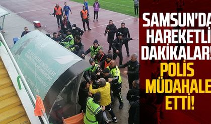 Samsun'da Hareketli Dakikalar! Polis Müdahale Etti!