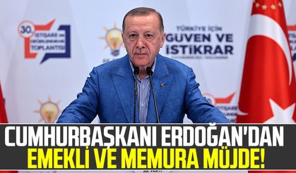 Cumhurbaşkanı Erdoğan'dan Emekli ve Memura Müjde!