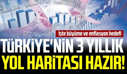 Türkiye'nin 3 yıllık yol haritası hazır! İşte büyüme ve enflasyon hedefi