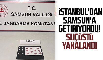 İstanbul'dan Samsun'a getiriyordu! Suçüstü yakalandı 