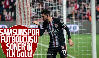 Samsunspor futbolcusu Soner Aydoğdu'nun ilk golü!