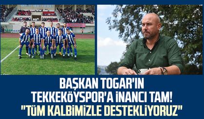 Başkan Hasan Togar'ın Tekkeköyspor'a inancı tam! "Tüm kalbimizle destekliyoruz"