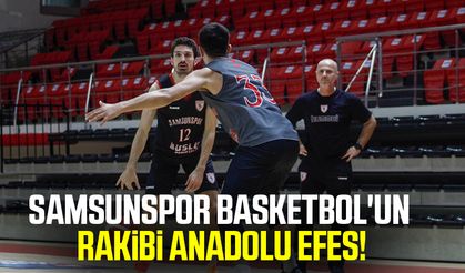 Samsunspor Basketbol'un rakibi Anadolu Efes!