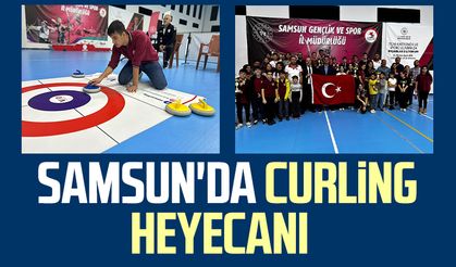 Samsun'da curling heyecanı 