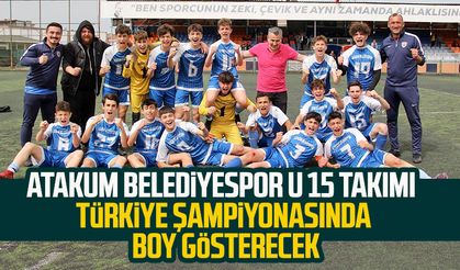 Atakum Belediyespor U 15 Türkiye Şampiyonasında boy gösterecek
