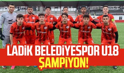 Ladik Belediyespor U18 şampiyon!