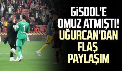 Samsunspor Teknik Direktörü Markus Gisdol'e omuz atan Trabzonspor kalecisi Uğurcan'dan paylaşım