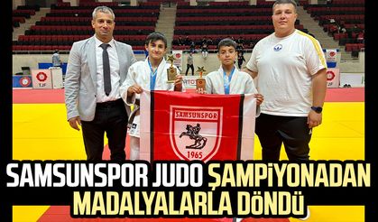 Samsunspor Judo Takımı, şampiyonadan madalyalarla döndü