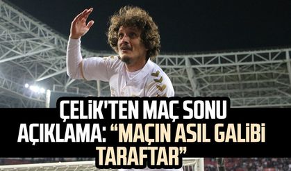 Samsunspor'da Osman Çelik'ten maç sonu açıklama: "Maçın asıl galibi taraftar"