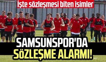 Samsunspor'da sözleşmesi biten isimler: Transfer yasağı mesaisi