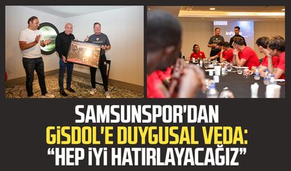 Samsunspor'dan Markus Gisdol'e duygusal veda: "Hep iyi hatırlayacağız"