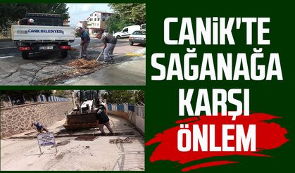 Canik Belediyesi'nden sağanağa karşı önlem