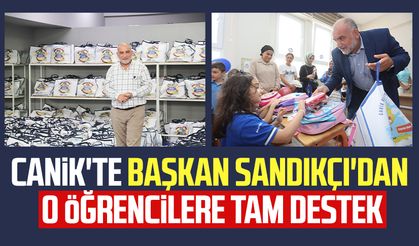 Canik'te Başkan İbrahim Sandıkçı'dan o öğrencilere tam destek