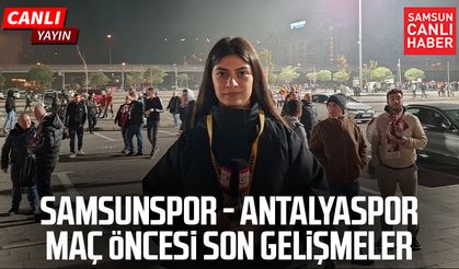 Samsunspor - Antalyaspor maçı canlı yayın