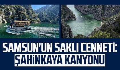 Samsun'un saklı cenneti: Şahinkaya Kanyonu