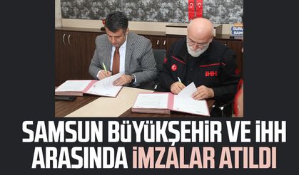 Samsun Büyükşehir ve İHH arasında imzalar atıldı | Video