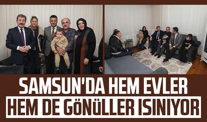 Samsun'da hem evler hem de gönüller ısınıyor | Video