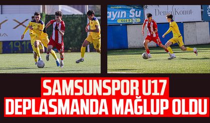 Samsunspor U17 deplasmanda mağlup oldu