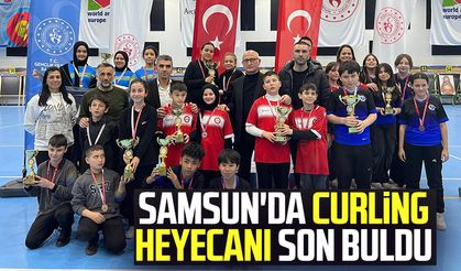 Samsun'da curling heyecanı son buldu