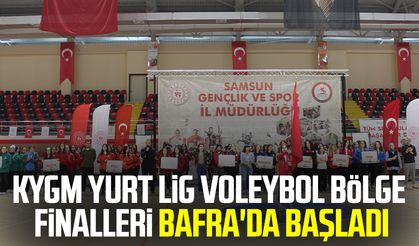 KYGM Yurt Lig Voleybol Bölge finalleri Bafra'da başladı