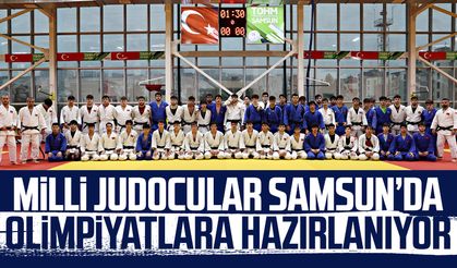 Milli judocular Samsun’da olimpiyatlara hazırlanıyor