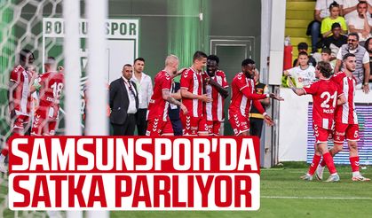 Samsunspor'da Satka parlıyor