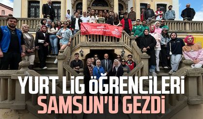 Yurt Lig öğrencileri Samsun'u gezdi