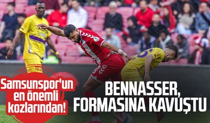 Samsunspor'un en önemli kozlarından! Bennasser, formasına kavuştu