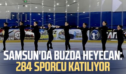 Samsun'da buzda heyecan: 284 sporcu katılıyor