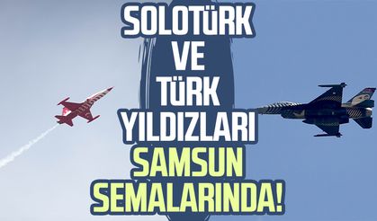 Türk Yıldızları ve SOLOTÜRK, Samsun semalarında!