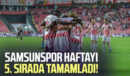 Samsunspor haftayı 5. sırada tamamladı!