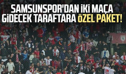Samsunspor'dan iki maça gidecek taraftara özel paket!