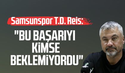 Samsunspor'da Thomas Reis: "Bu başarıyı kimse beklemiyordu"