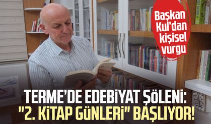 Terme’de edebiyat şöleni: "2. Kitap Günleri" başlıyor!