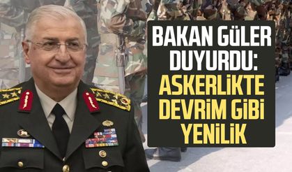 Bakan Güler duyurdu: Askerlikte devrim gibi yenilik