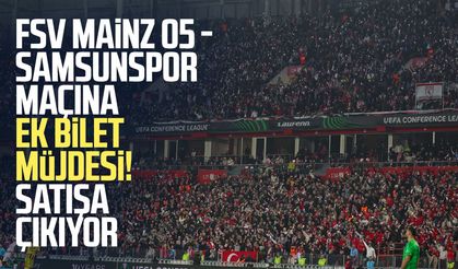 FSV Mainz 05 - Samsunspor maçına ek bilet müjdesi!