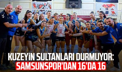 Kuzeyin Sultanları durmuyor: Samsunspor’dan 16’da 16