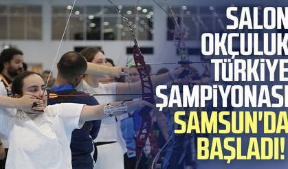 Salon Okçuluk Türkiye Şampiyonası Samsun'da başladı!