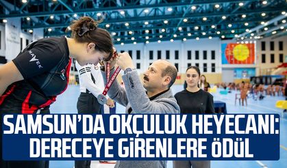 Samsun’da okçuluk heyecanı: Dereceye girenlere ödül